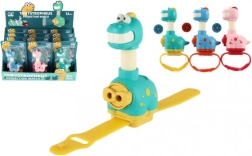 Armbåndsprojektor med dinosaur til børn, plast, 11 cm, 3 farver