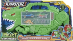 Teamsterz Beast Machines dinosaur med 4 tilbehør – opbevaringssæt til legebiler og actionleg
