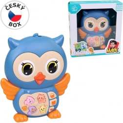 Ugle-klaver med lys og musik