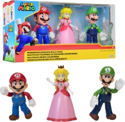 Super Mario figurer Mario, Luigi og prinsesse Peach 12 cm
