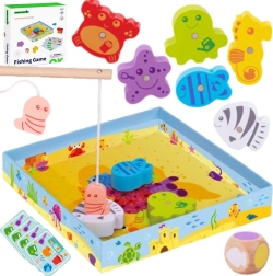 Træ-magnetisk fiskespil TOOKY TOY til børn