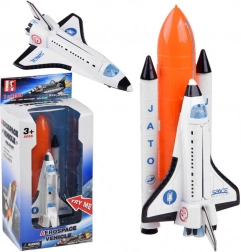 Rumskib med raketlys- og lydeffekter