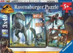 Ravensburger puslespil Jurassic World: Dominion 3×49 brikker