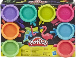 Play-Doh neonsæt modelervoks 8-pak