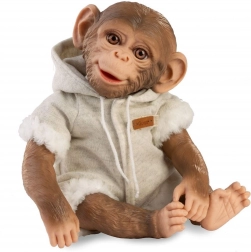 Guca realistisk abebaby reborn 32 cm med blødt krop