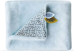 baby plysplaid koala Yoca 70 × 100 cm blå