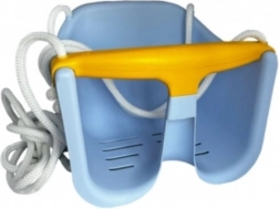 Babygynge med sikkerhedsbøjle – Blå