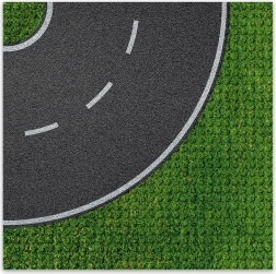 Brixies Plus design byggeplade – sving 25,5 x 25,5 cm