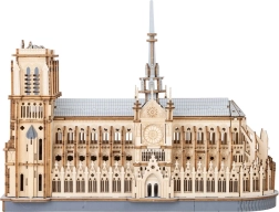 RoboTime 3D-træpuslespil af Notre-Dame-katedralen i Paris