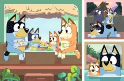 Puslespil Bluey 3x49 brikker