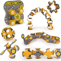 CLIXO Tiny & Mighty Artist Edition Timothy Goodman magnetisk byggesæt – 9 dele