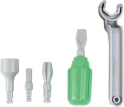 Masterkidz sæt håndværktøj 6 stk – skruetrækker og nøgle til STEM-tavle