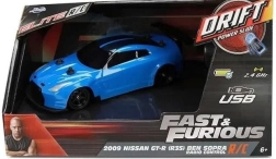 RC driftbil Nissan GT-R R35 Ben Sopra 1:24 fra Jada Toys – Fast & Furious