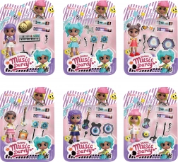 Dukke med musikinstrumenter 9 cm