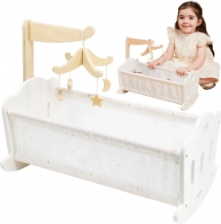 Trævugge til dukker PolarB fra Viga