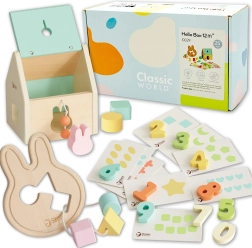 Classic World pastel startboks til babyer – første læringslegetøj 12–18 måneder