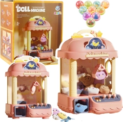 Hjemme-kranmaskine til plysdyr – lyserød