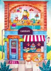 Puslespil chokoladebutik 1000 brikker MAGNOLIA