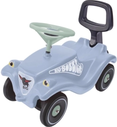 BIG Bobby Car Classic lyseblå løbecykel med ryglæn