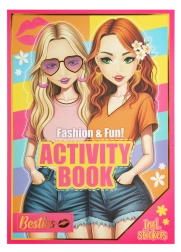 Bog for modekreativitet Fashion and Fun A4 Besties