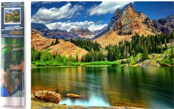 Diamantmaleri Vild natur 30x40 cm