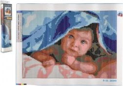 Diamantmaleri Søde småbørn 30x40 cm