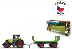 Traktor med trailer med lyd og lys