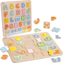 Classic World træ Montessori puslespil alfabet 27 stk