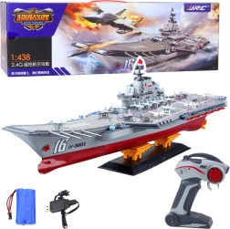 RC hangarskib 1:438 med lys, 30 km/t