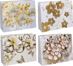 Gavepose i papir L 38 × 32 × 12 cm – helårs motiver