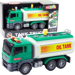 Grøn tankvogn med vand, lys og lyde 1:14