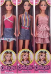 Dukke i moderigtigt tøj 29 cm