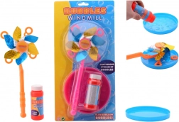 Sæbeboblevindmølle til børn