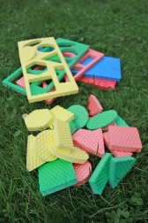 Geometriske former i skumplader