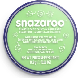 Lysegrøn ansigtsmaling SNAZAROO 18 ml