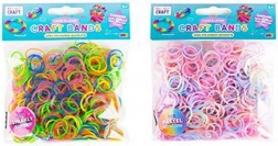 elastikker Craft Bands – farvemix til fletning af armbånd