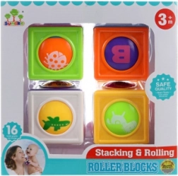 Læringsklodser til de mindste med roterende billeder