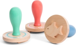 Stempler til sand med motiver af havdyr