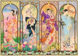 Puslespil Ravensburger Fire årstider 1000 brikker