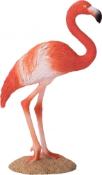 Mojo figur af caribisk flamingo – realistisk plastikmodel