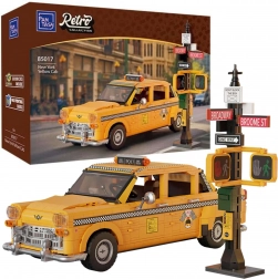 Byggesæt Pantasy gule taxi Yellow Cab 36,5 cm, 1601 klodser