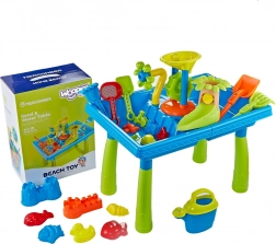 Vand- og sandbord 2i1 Palme 18 stk