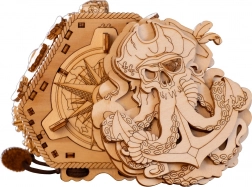 Træ-puslespil Kompas Sortskæg