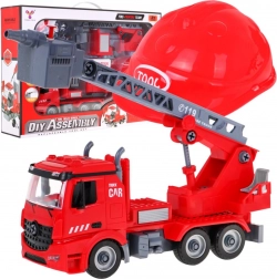 Brandbil 2i1 med hjelm