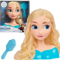 Styling- og frisørhoved DISNEY FROZEN Elsa med børste