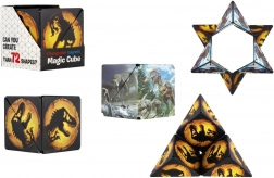 Magnetisk dinosaur-gådekube, plast, 6 cm