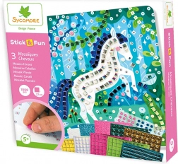 Stick & Fun mosaik – heste kreativt sæt til børn