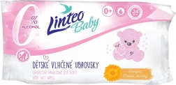 LINTEO Baby baby-vådservietter med morgenfrue 24 stk