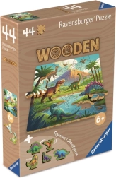 Ravensburger træpuslespil dinosaurer 44 brikker
