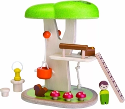 PlanToys træhus i træ Tree house